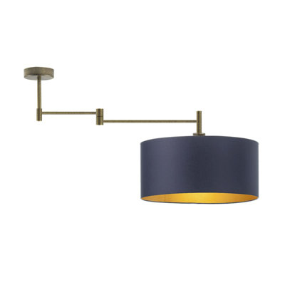Scot Fabric Semi Flush Mount