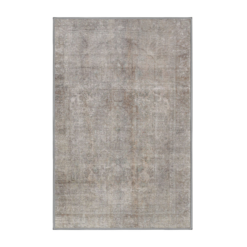 Tapis oriental gris Pridemore, Rectangle 8 pi x 12 pi