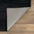 Heathered Black/Gray Machine Washable Area Rug with Non-Slip Backing-793089328