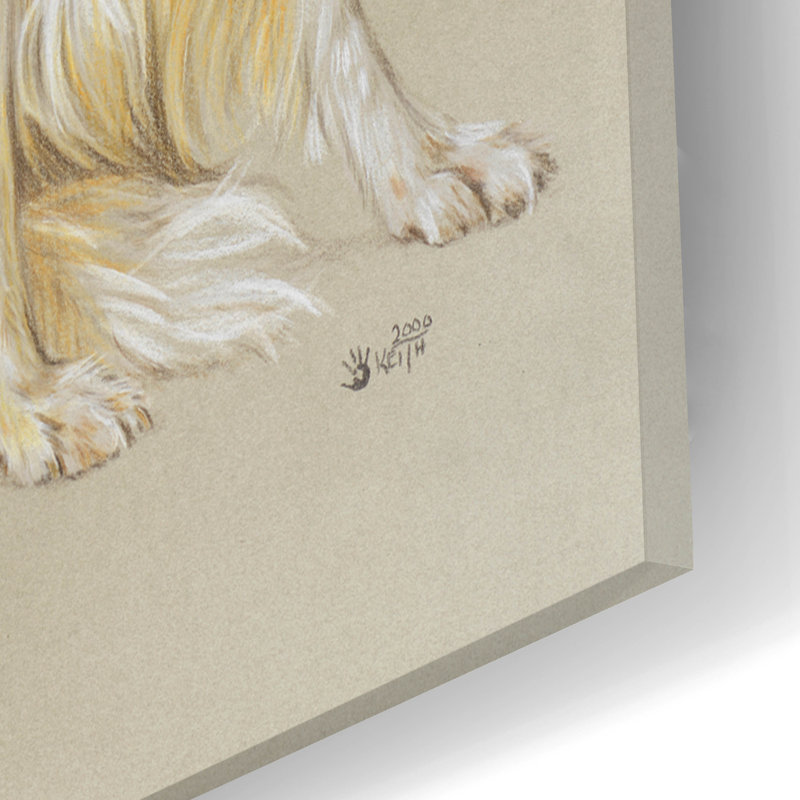 «Borzoi 2» par Barbara Keith, impression sans cadre, H 16 po x l 12 po x P 0,13 po