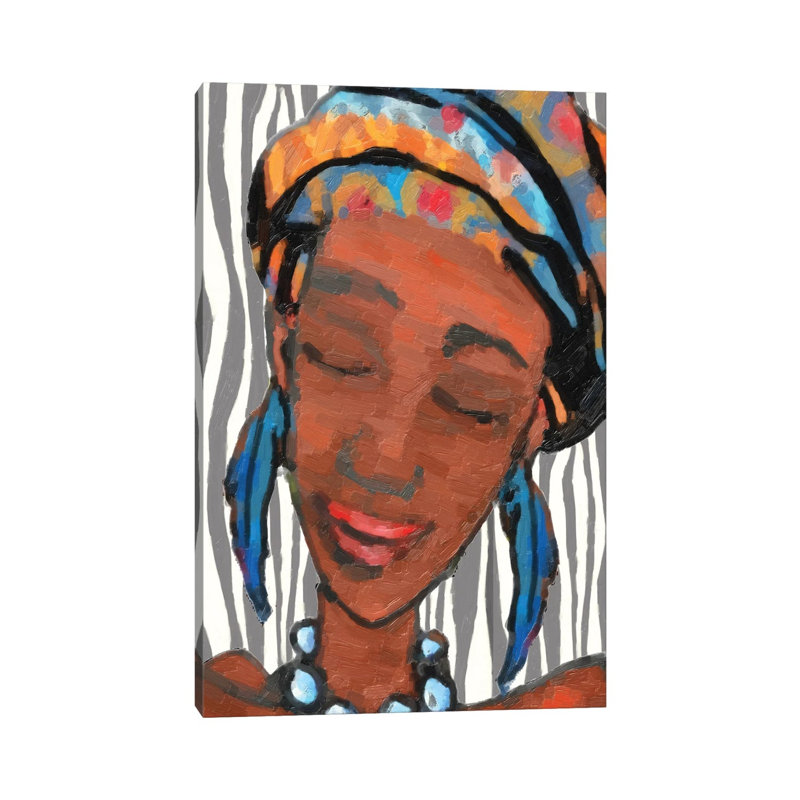 Ebony Princess I 1 Piece Wall Art on Canvas, 101.6 cm H x 66.04 cm W x 1.91 cm D, Canvas