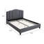 Lit tapissier festonné Wetherley-96216067