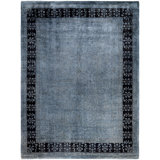 Overdyed One-of-a-Kind 9' 1" X 12' 3" Hand Knotted Area Rug