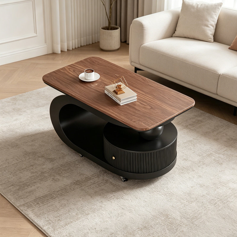 Carrasco, H 17,71 po x L 27,55 po x l 17,71 po, Noir