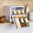YouCopia SpiceStack Adjustable Spice Rack Organizer, Pull-Down 18-Bottle Storage with Labels and Dividers