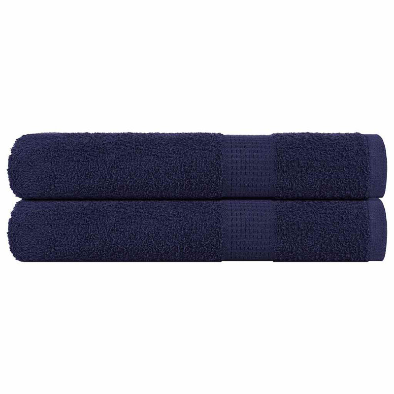 Samatar 100% Cotton Bath Towel, Navy blue