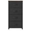  Ensemble 2 pièces commode à 4 tiroirs l 17,7 po avec tiroirs de rangement pliables-972462724