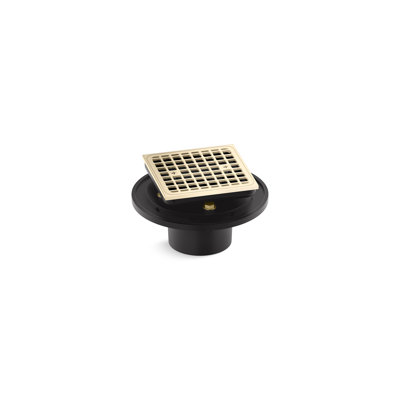 Clearflo Square Brass Tile-In Shower Drain