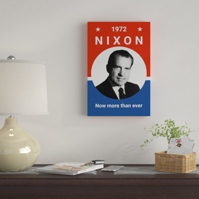 «Print of President Richard Nixon», impression sur toile