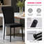 Tufted Upholstered Velvet/Suede Armless Dining Chair with High Back-859404391