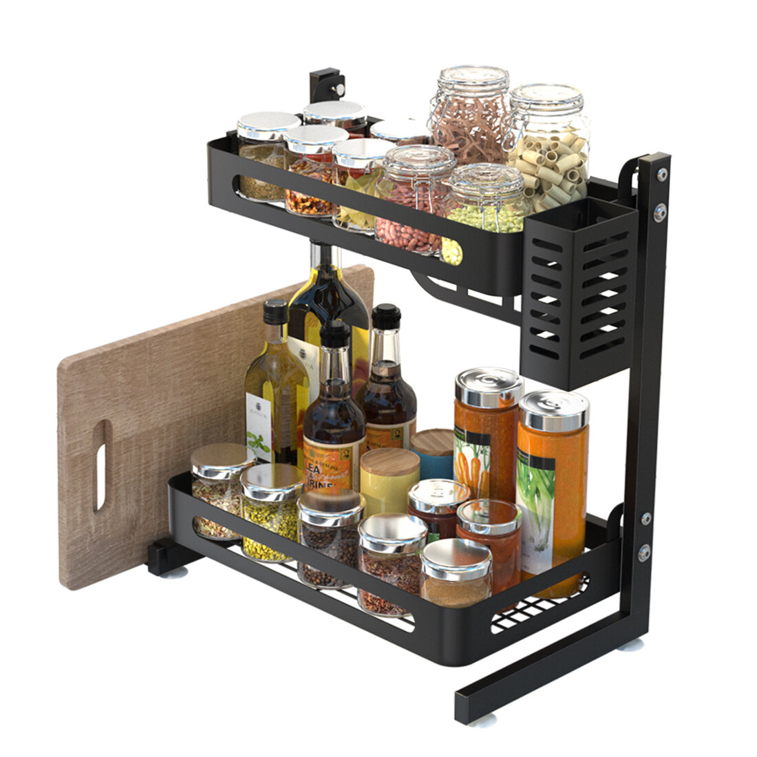 Spice rack stainless steel
