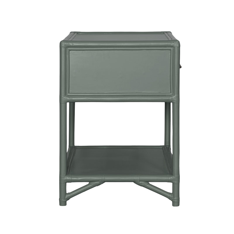 Olivia Collection 1 - Drawer Nightstand, Evergreen