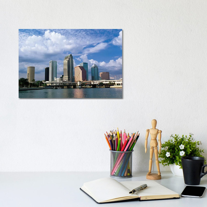 Downtown Skyline, Tampa, Florida, USA by Panoramic Images - Wrapped Canvas Print, 20.32 cm H x 30.48 cm W