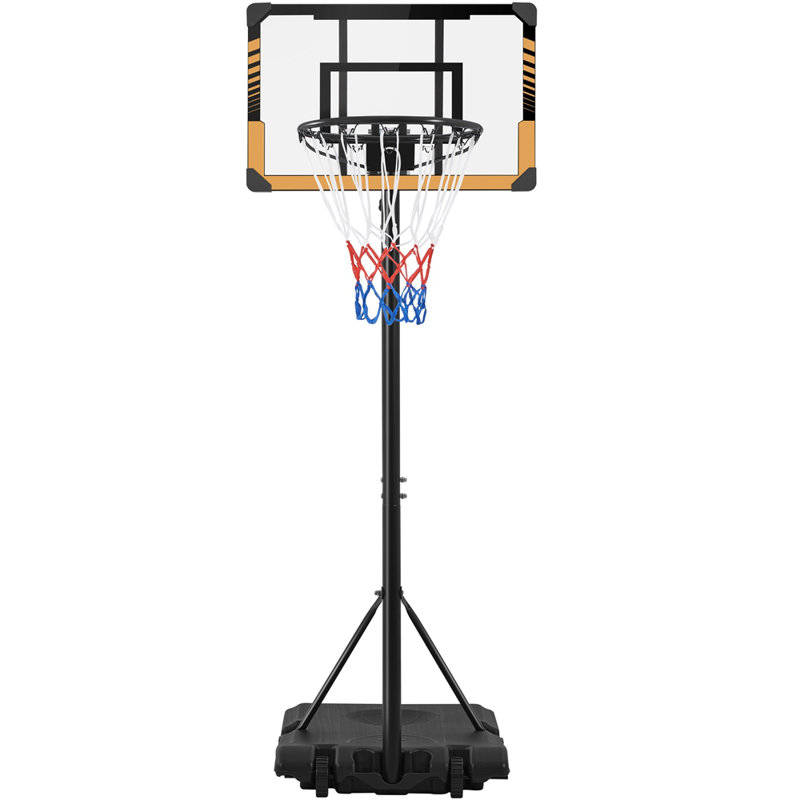Yaheetech Outdoor Kids Game, 246cm H x 71.6cm W x 75.5cm D, Black/Brown