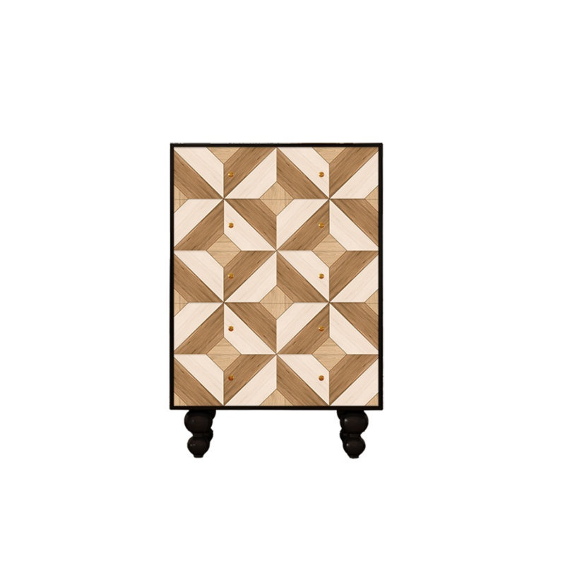 Commode de rangement en bois à cinq tiroirs