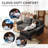 Chenille Multi-Functional Sofa with 2-in-1 Convertible Design