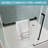 56"-60" W X 78" H Frameless Single Sliding Shower Door, Bathtub Door, 3/8" (10Mm) Clear Tempered Glass With Explosion-Proof Film, Stainless Steel Handle-125316910