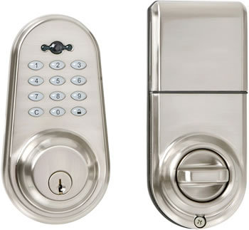 Single Cylinder Deadbolt, Satin Nickel