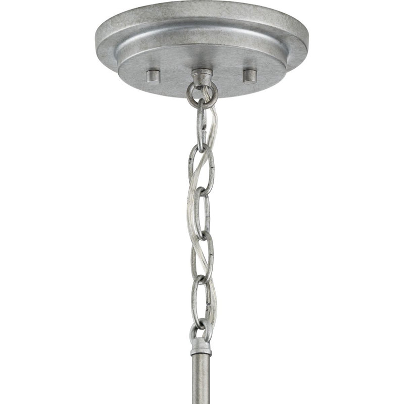 Luminaire suspendu géométrique à 1 lumière Soleil, Nickel brossé