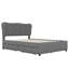 Upholstered Bed 140*200 Cm With 4 Drawers-1483436572