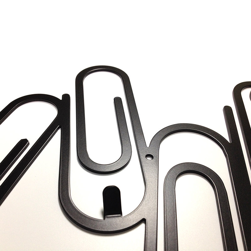 Patino Steel Wall 9 - Hook Wall Mounted Coat Rack