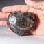 Black Moonstone Heart Cloche (0.44 Lbs) in Black/White/Yellow