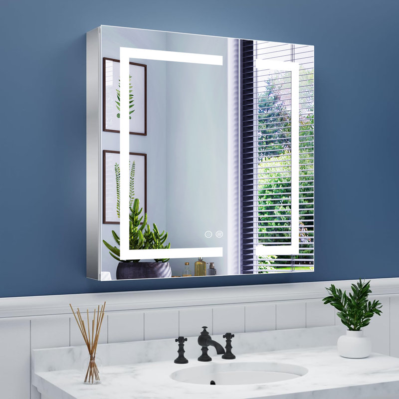 Miroir réglable pour armoire à pharmacie H 36 po x l 30 po Daggna