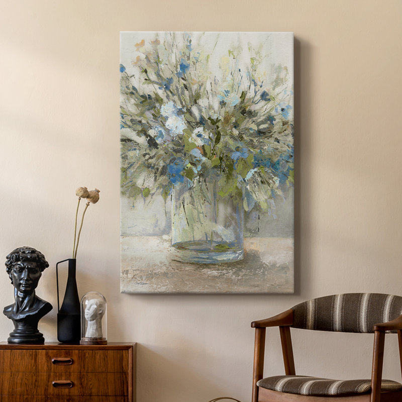 Impression florale - galerie Cavas sur mesure, H 60 po x l 40 po