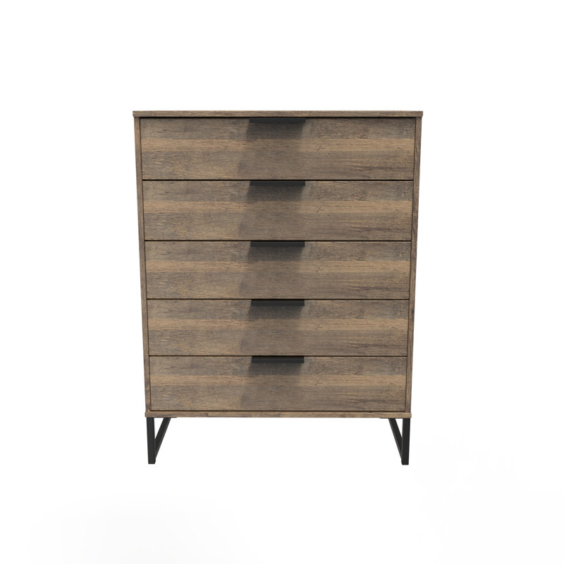 Fully Assembled Luecinda 5 - Drawer Chest of Drawers