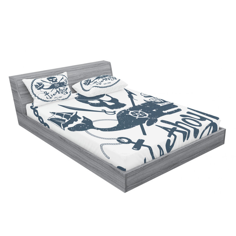 Microfiber Sheet Set, Queen Sheet Set with Fitted Sheet