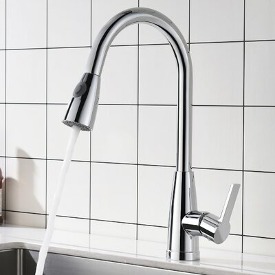 Pull Down Single Handle Kitchen Faucet -  HHK HOME, XS80099CH