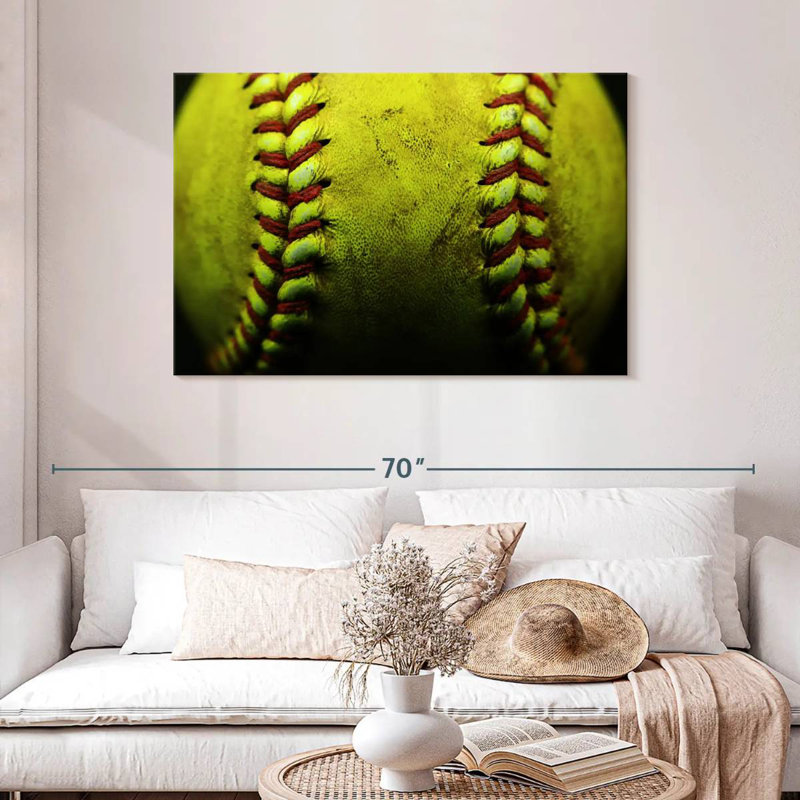 Sireci Dirty Softball, 30" H x 45" W