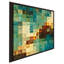 « aqua tiles », reproduction d’impression sur toile encadrée-25624980