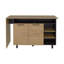 Îlot de cuisine avec tiroirs de rangement Korega TRB-132975130