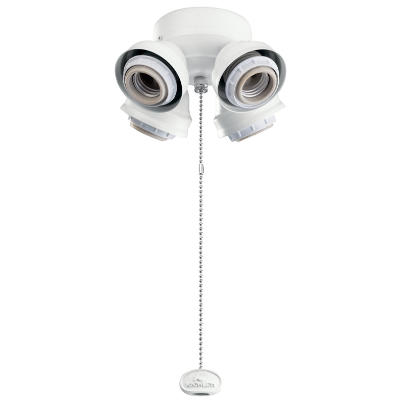 6.75'' 4 - Light LED Light Fitter, Matte White