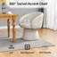 Linen Upholstered Barrel Dining Chair