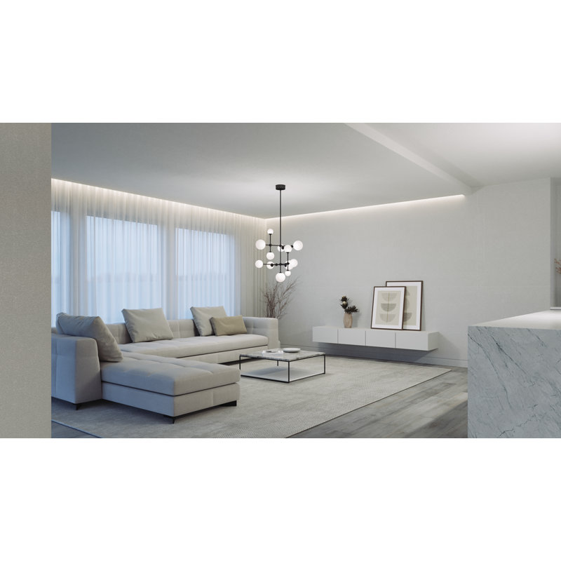 Sabon™ 3 - Light LED Chandelier, Satin Nickel