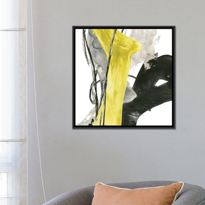 «Citron Flux I» par June Erica Vess - Impression sur toile tendue sur châssis