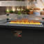 Rostin Rectangle Aluminum Propane Fire Pit Table