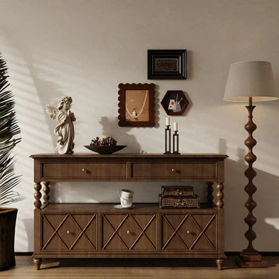 Medieval-style wall-mounted entrance cabinet