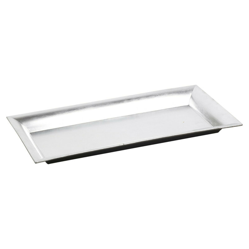 Rhonda Plastic / Acrylic Tray, Silver