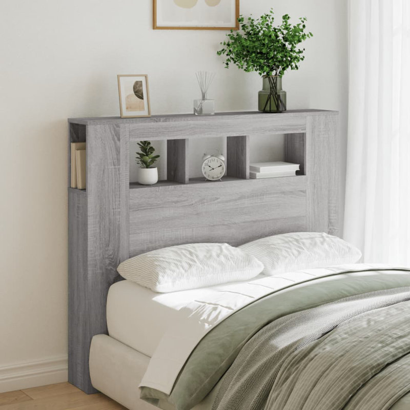 Nevio Headboard, Grey Sonoma, 120 x 103.5 cm