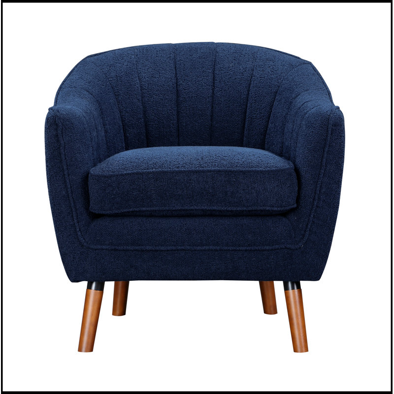 Fauteuil en chenille avec 4 pieds, Bleu