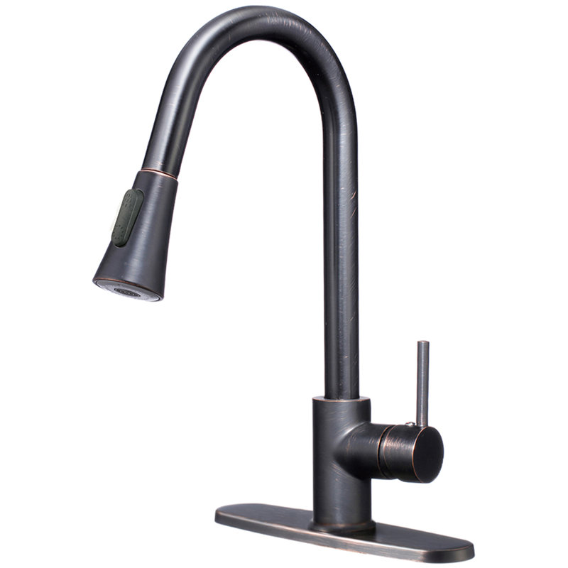 Novatto Pull Down Kitchen Faucet, Bronze