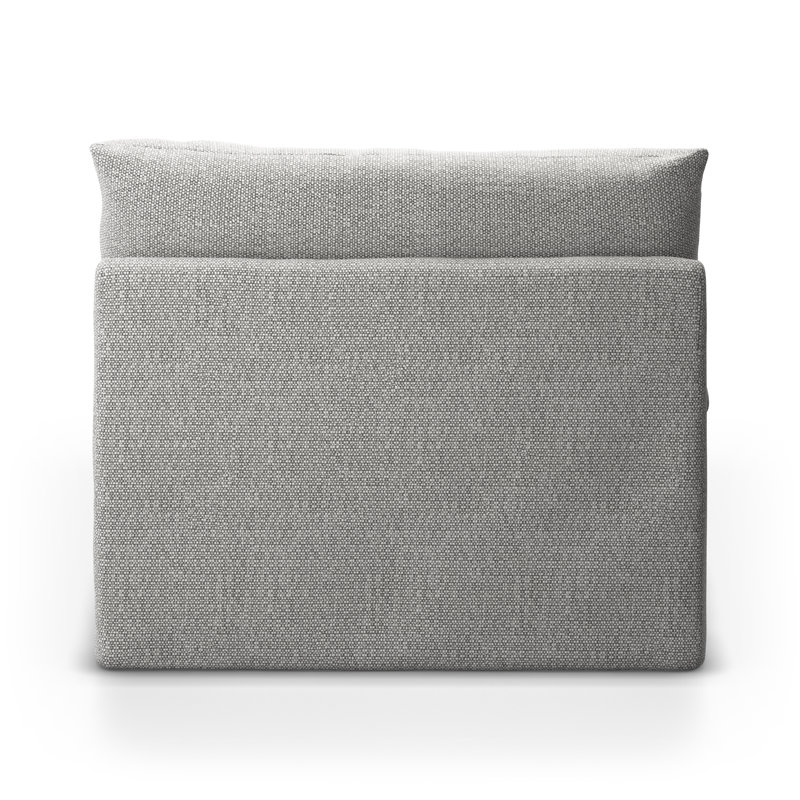 Grant Outdoor Chaise Lounge, Ash