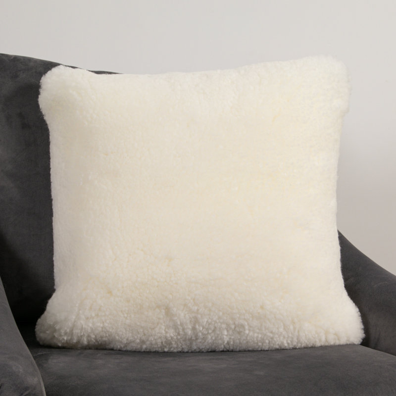 Lowellville Square Cushion, Ivory