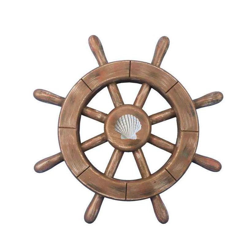 Abstract Wall Decor on Wood, Brown