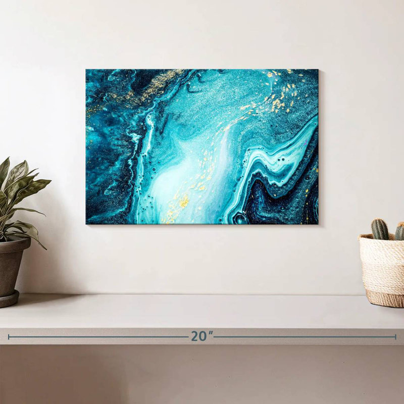Avery Abstract Water, 8" H x 12" W