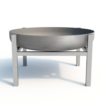 Round Stainless Steel Fire Pit