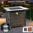 Allcot Steel Propane Outdoor Fire Pit Table With Lid-837919784